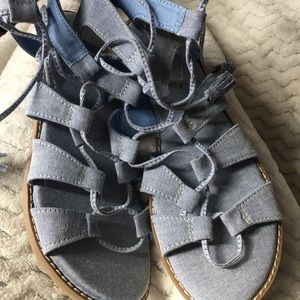 blue sandals